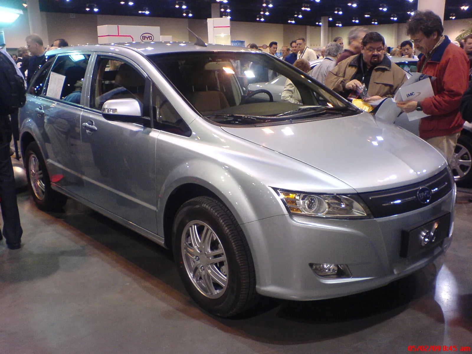 A BYD electric car