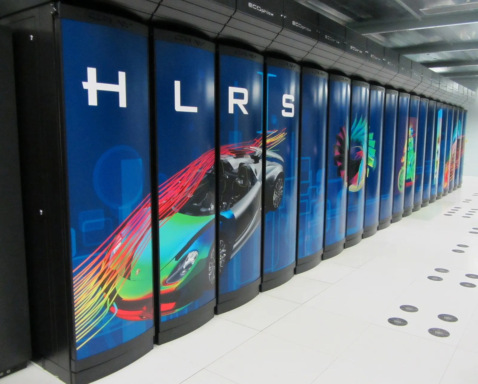A supercomputer installation