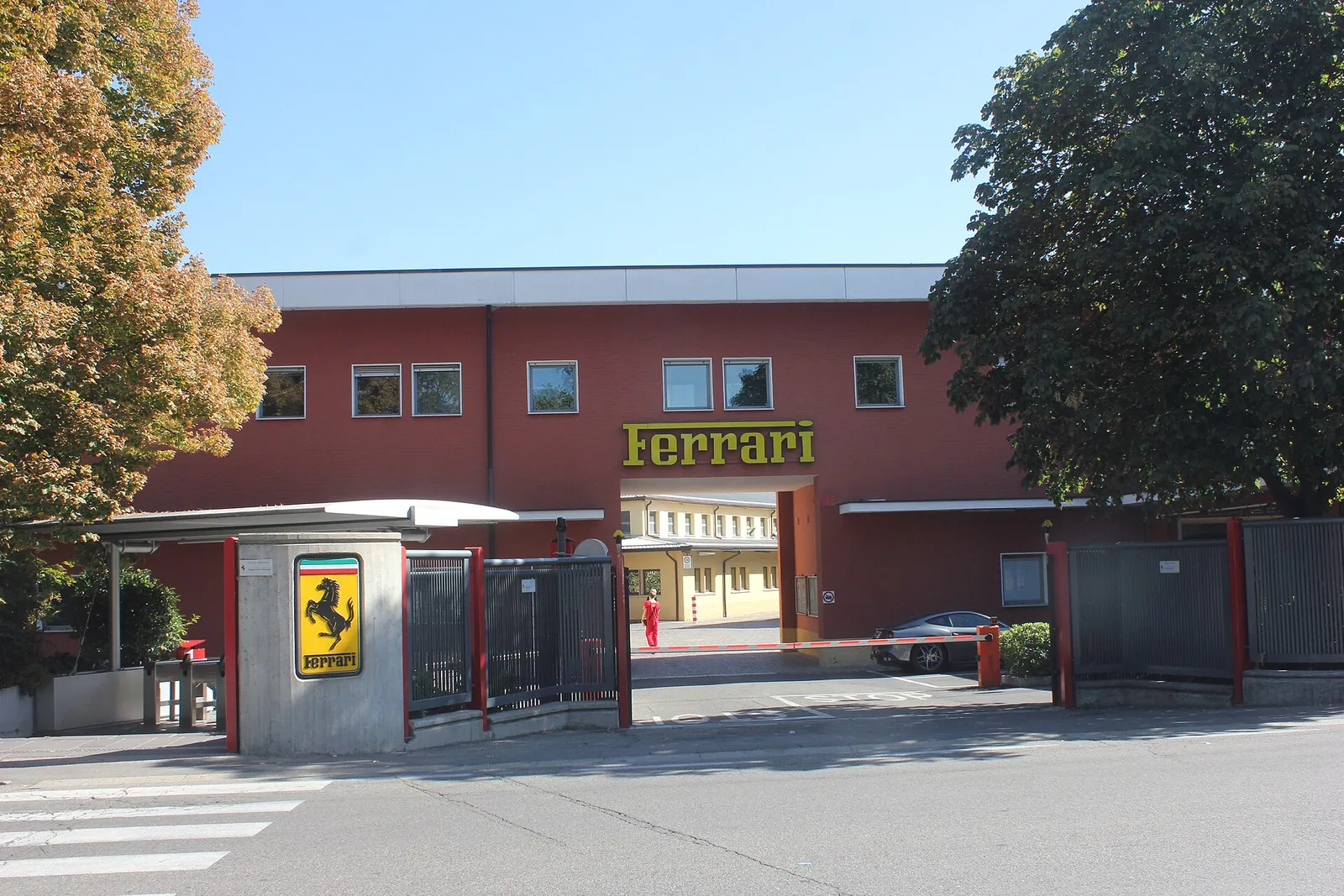 The Ferrari factory in Maranello, Italy