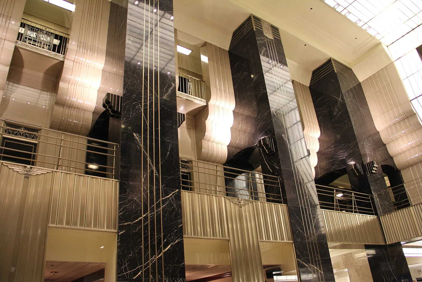 The interior of the Chicago Board of Trade