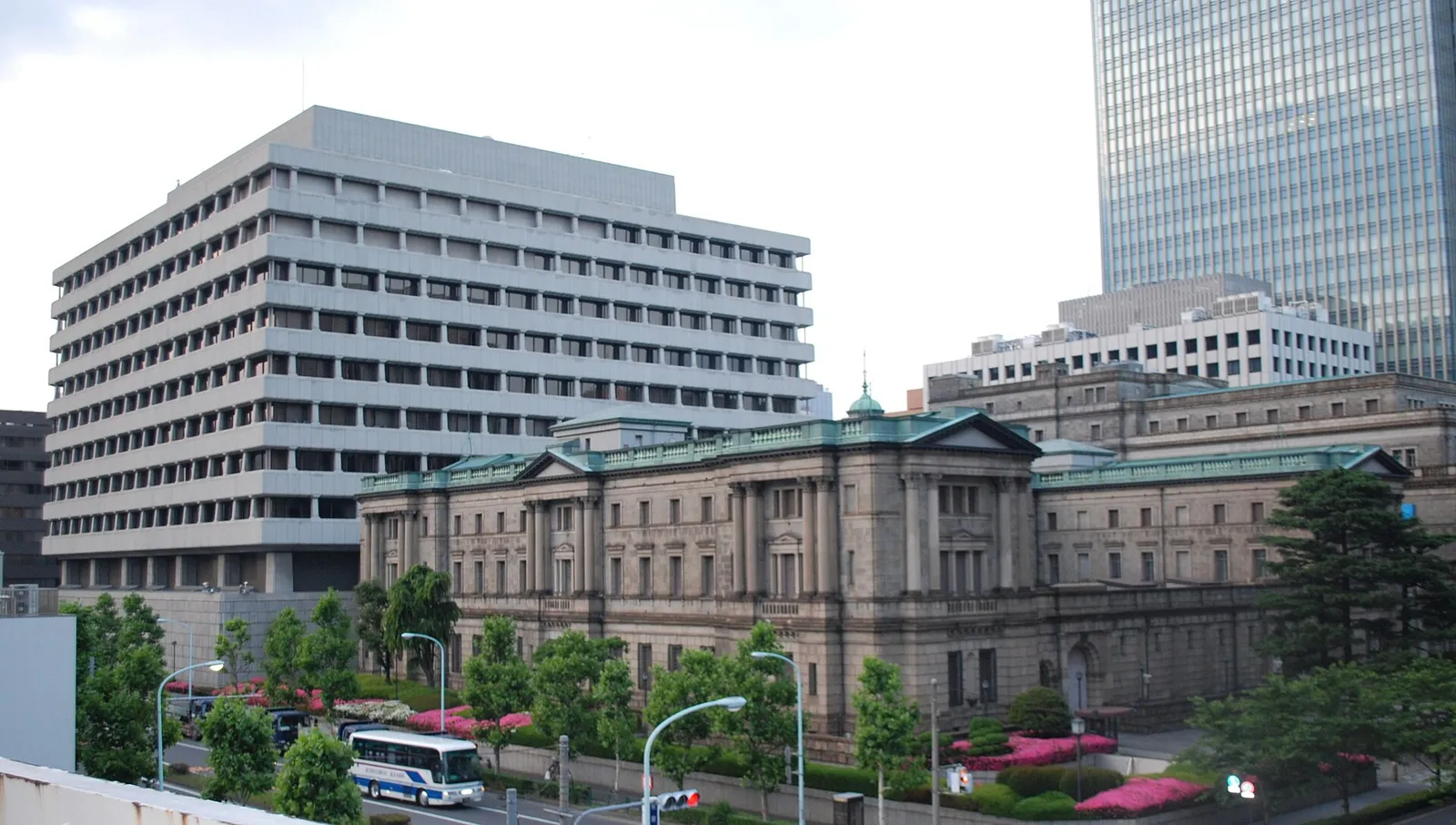 The Bank of Japan head office in Tokyo