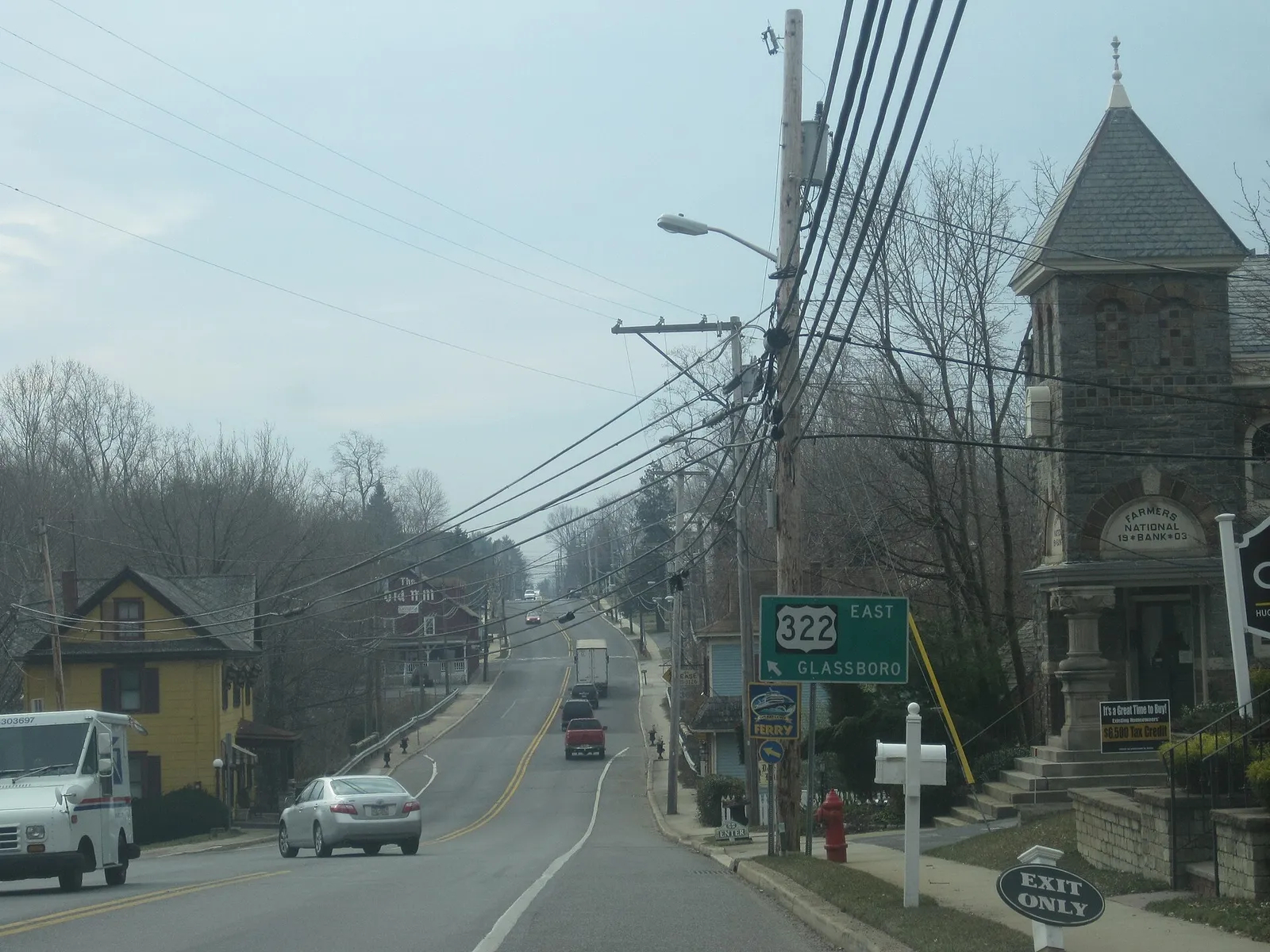 A small-town American main street
