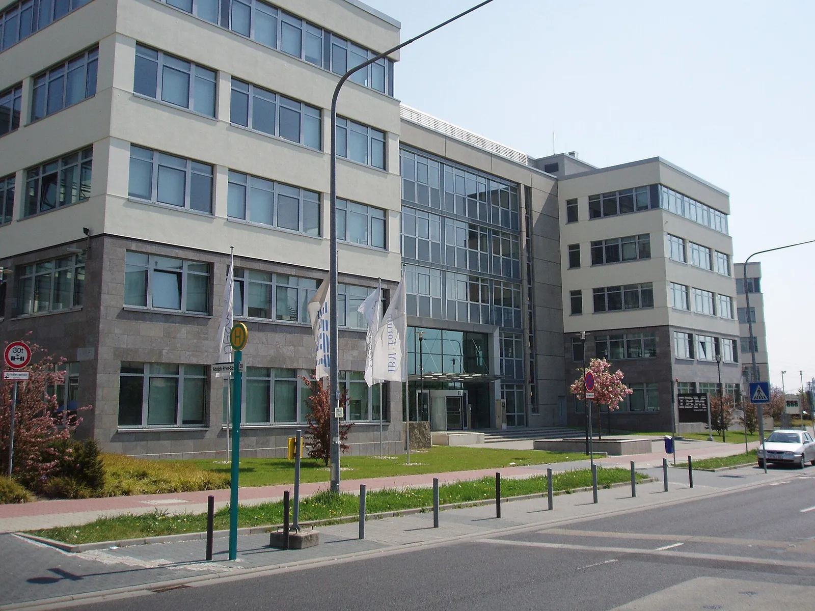 An IBM office building