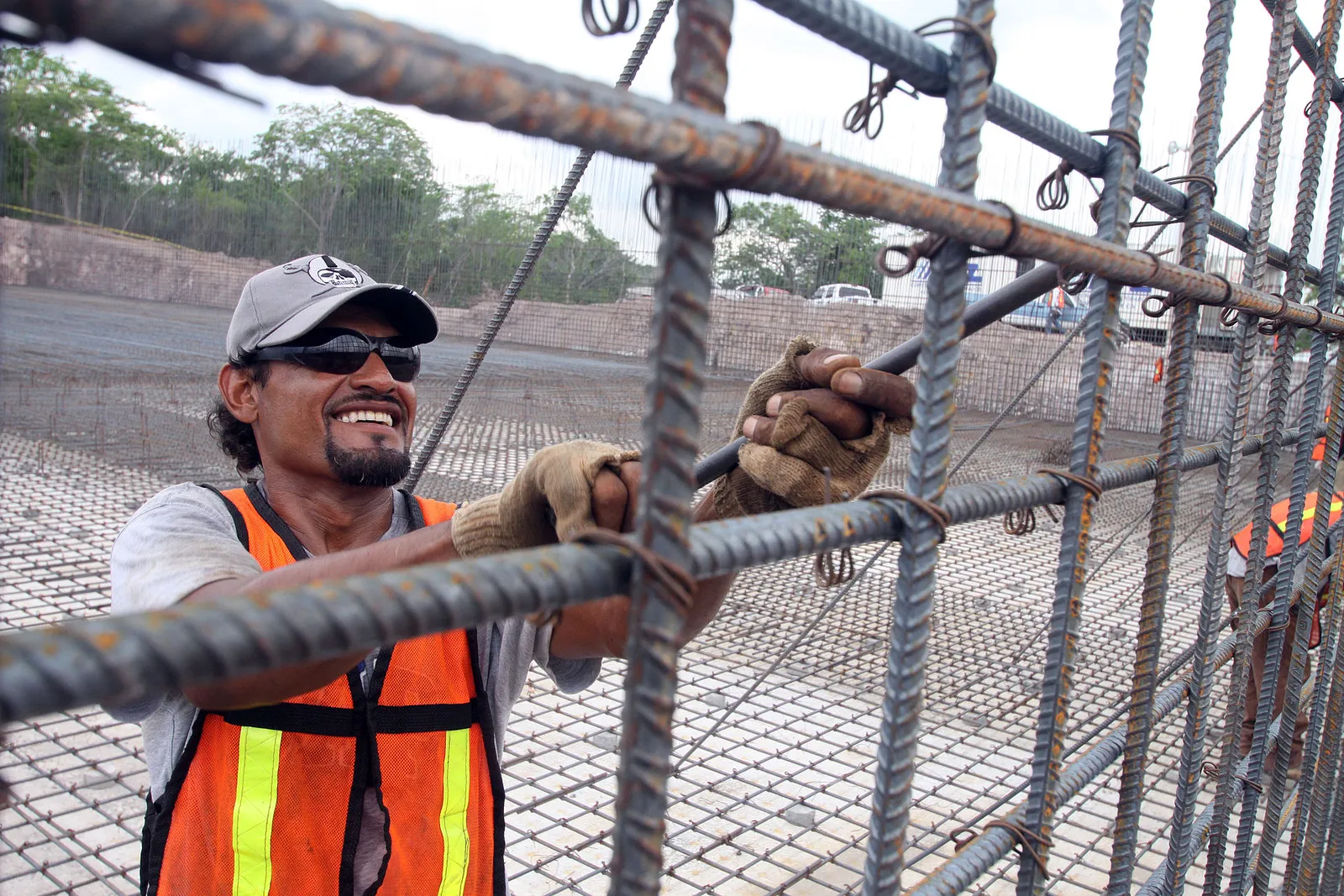 A construction worker