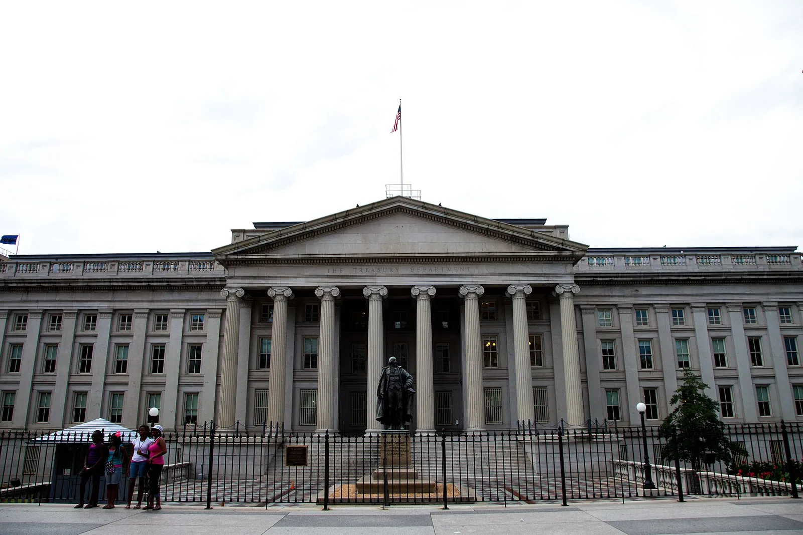 The U.S. Treasury building in Washington