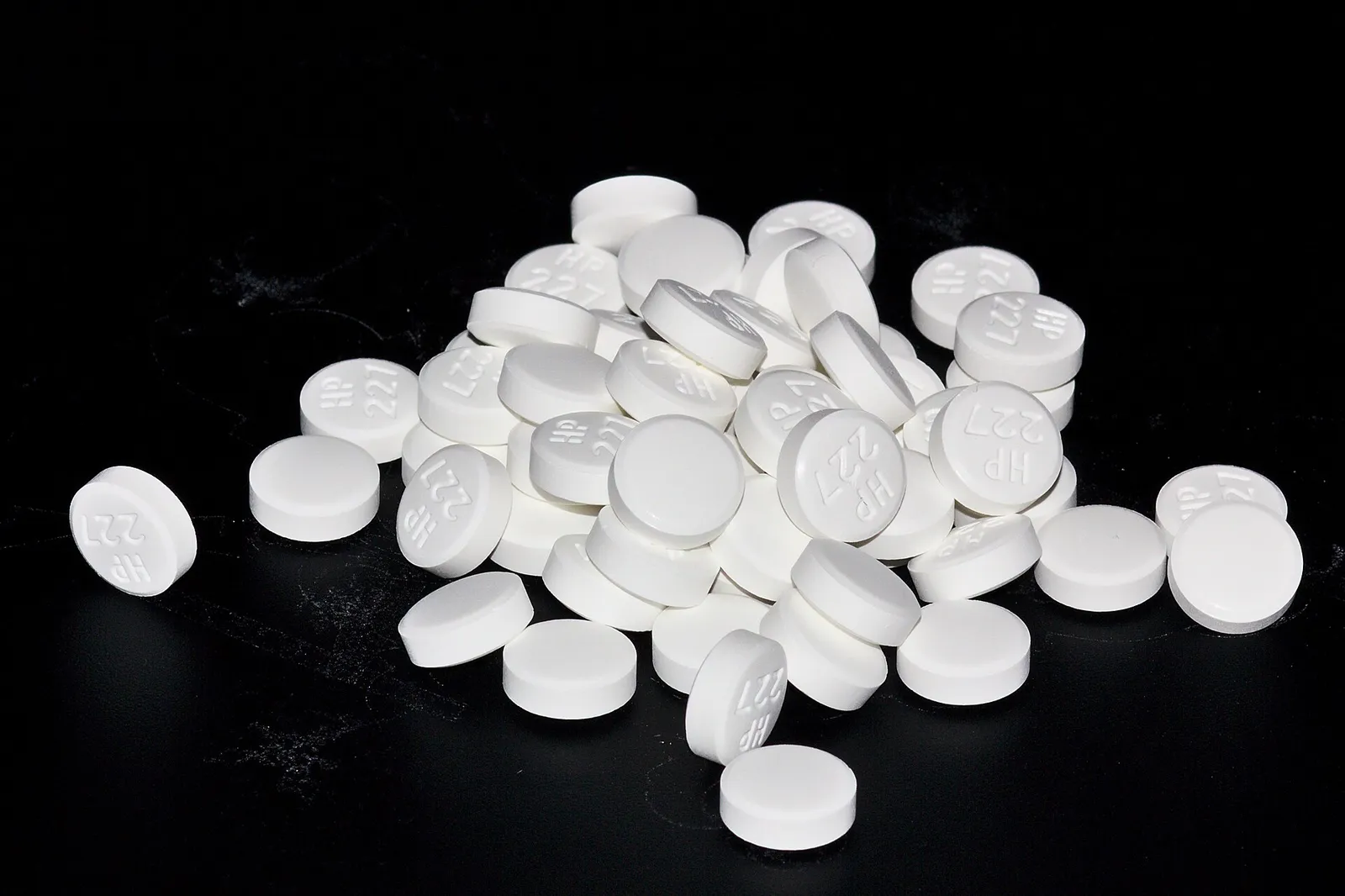 A pile of pharmaceutical tablets