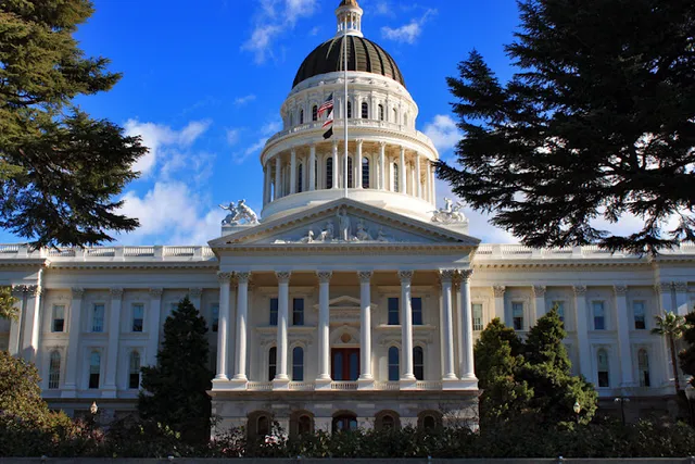 The California State Capitol in Sacramento