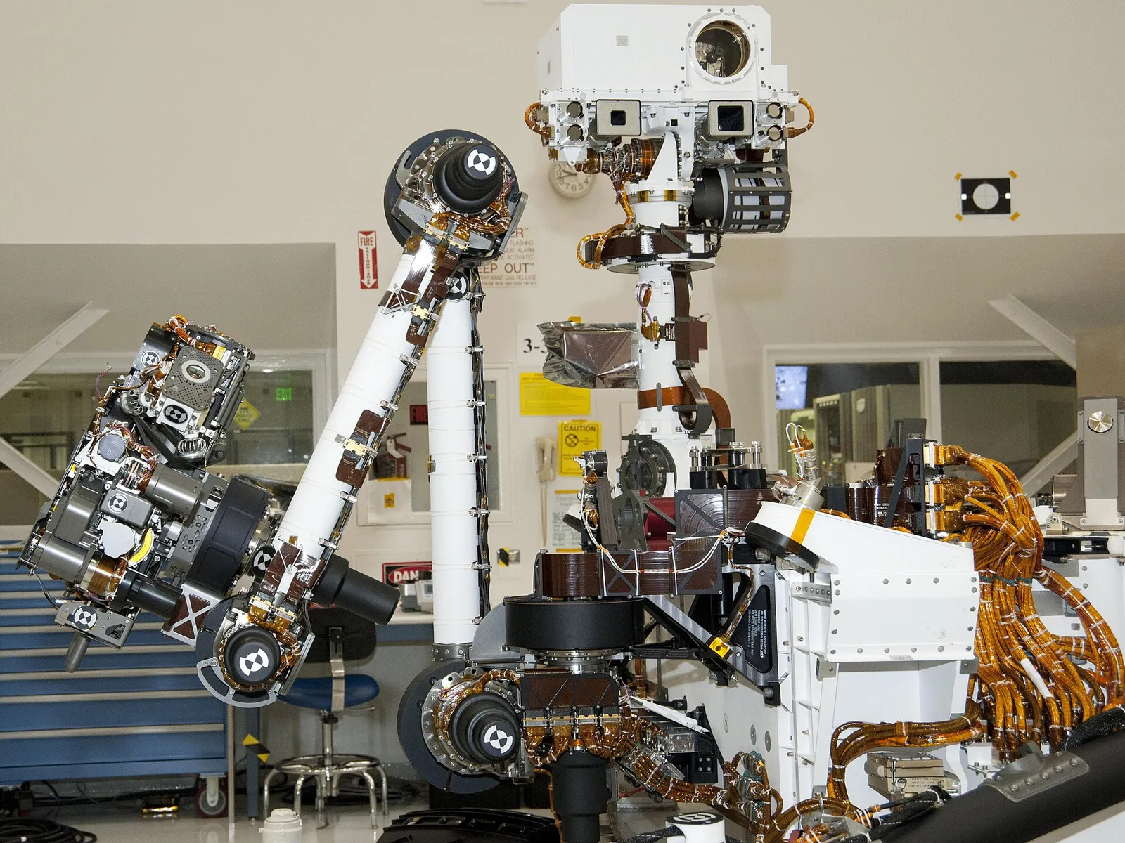 A NASA Mars rover
